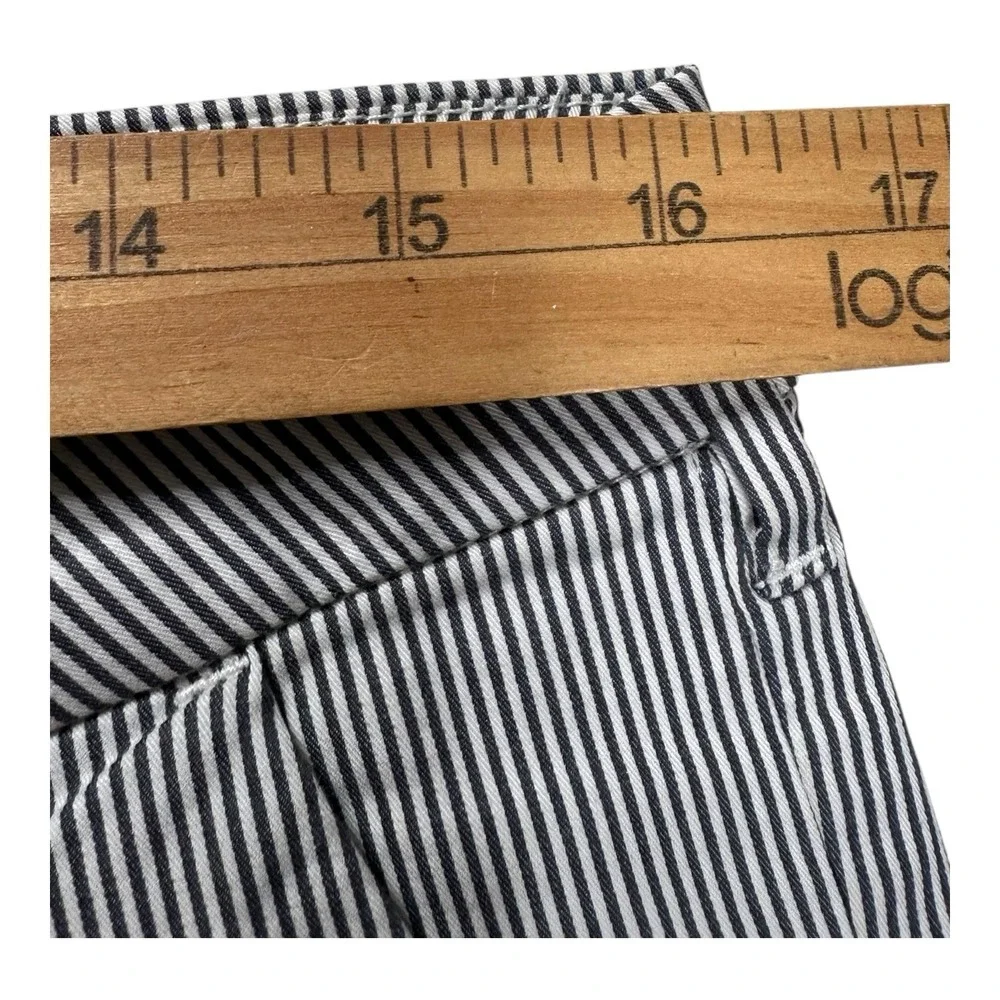 Scotch & Soda‎ Maison Scotch Size 29 Grey/White Striped Bermuda Shorts